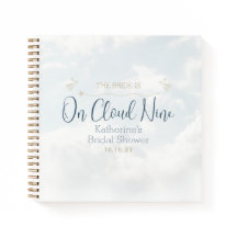 Auf Cloud Nine Elegant Brautparty Gästebuch
