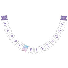 Auf Cloud Nine Happy Birthday Party Deco Wimpelkette