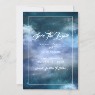 Auf Cloud Nine Wedding Save The Date