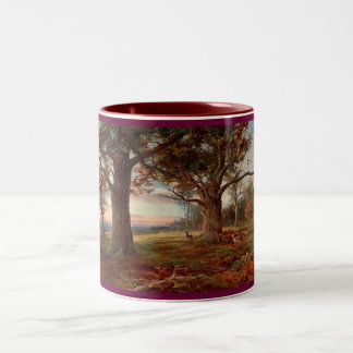 Auf-d-Rand-von-Sherwood-Wald Zweifarbige Tasse
