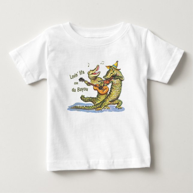 Auf da Bayou Baby T-shirt (Vorderseite)