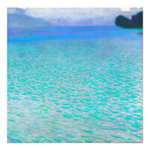 Auf dem Attersee durch Gustav Klimt Fotodruck