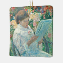 Auf dem Balkon - Mary Cassatt - Fine Art Repro Keramikornament