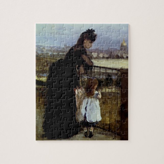 Auf dem Balkon von Berthe Morisot (Vertikal)