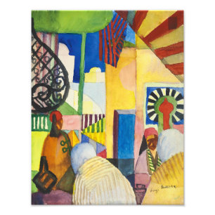 Auf dem Basar Auguste Macke Fotodruck