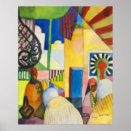 Auf dem Basar | Auguste Macke | Poster