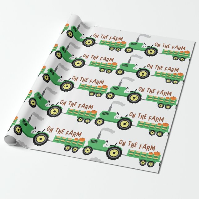 Auf dem Bauernhof Geschenkpapier (Ungerollt)