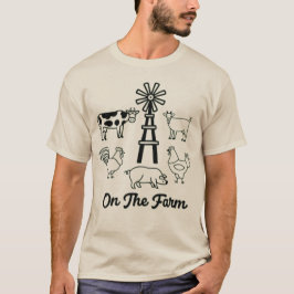 Auf dem Bauernhof - Niedliche Landtiere und Windmü T-Shirt