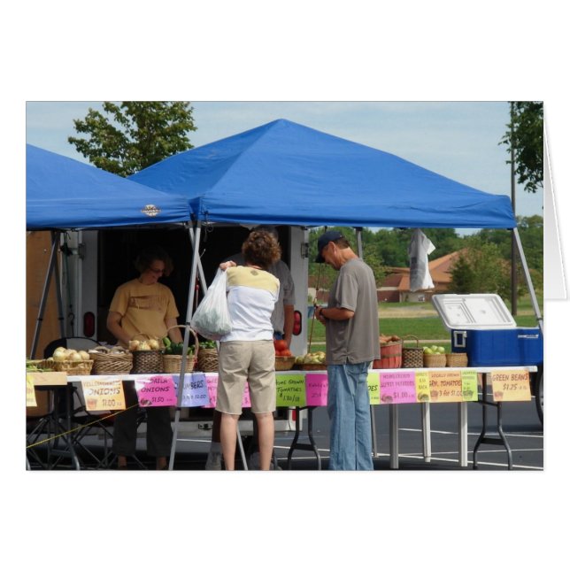 Auf dem Bauernmarkt (Vorderseite (Horizontal))