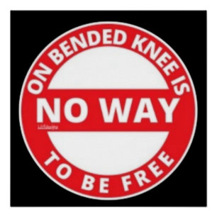 AUF DEM BEGEISTERTEN KNEE IST KEINE MÖGLICHKEIT FR POSTER