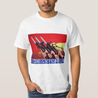 Auf dem Blatt von unserem Bajonets T-Shirt
