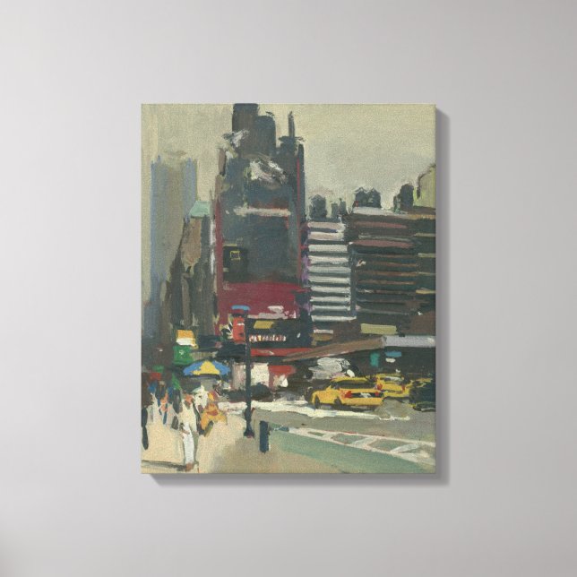 Auf dem Bürgersteig 2012 Leinwanddruck (Vorderseite)