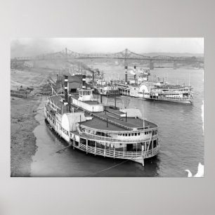 Auf dem Cincinnati-Empfang 1905 Poster