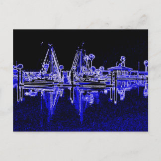 Auf dem Corpus Christi Bay Postkarte