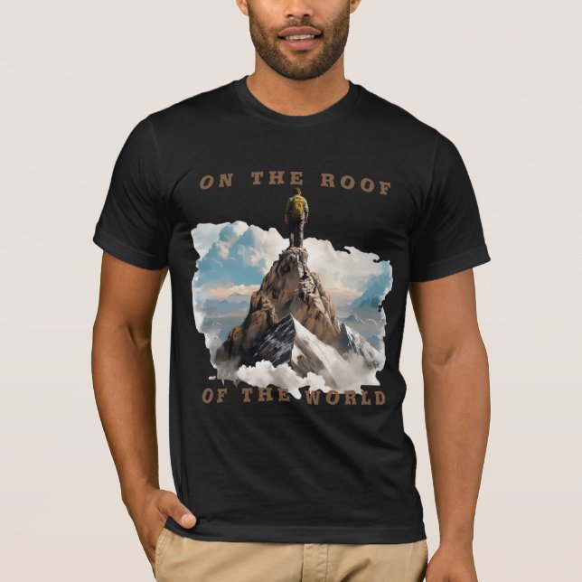 Auf dem Dach der Welt T-Shirt (Vorderseite)