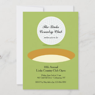 Auf dem Edge Golf - Einladung