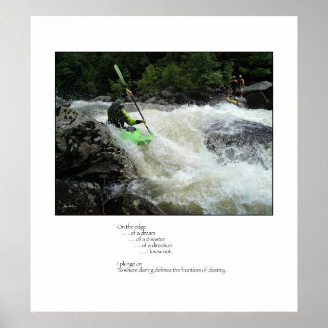 Auf dem Edge Poster (Vorne)