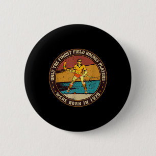 Auf dem Feld-Hockeyspieler, die 1979 geboren wurde Button