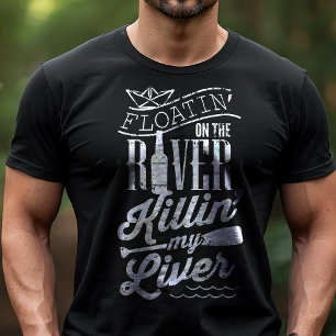 Auf Dem Fluss Schwimmen Und Meine Leber Kaputt Mac Tri-Blend Shirt