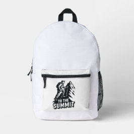 Auf dem Gipfel Wandererlebnis Bedruckter Rucksack