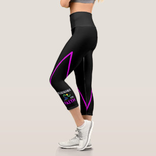 Auf dem Glauben Christliche Runner Capri Leggings