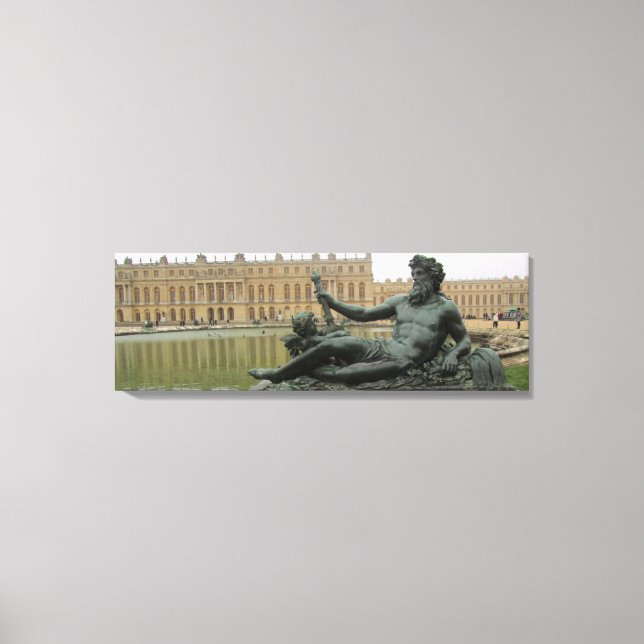 Auf dem Grund von Versailles Leinwanddruck (Vorderseite)