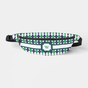 Auf dem grünen Argyle Bauchtasche