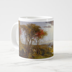 Auf dem Hudson River, 1860 (Öl auf Leinwand) Jumbo-Tasse