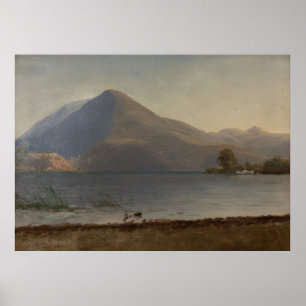 Auf dem Hudson River bei Irvington Poster