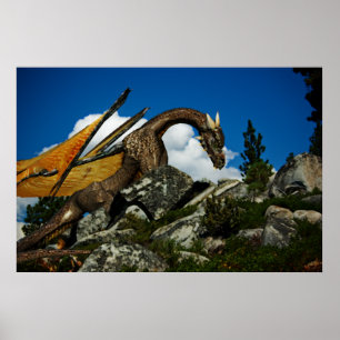 Auf dem Hügelposter Poster