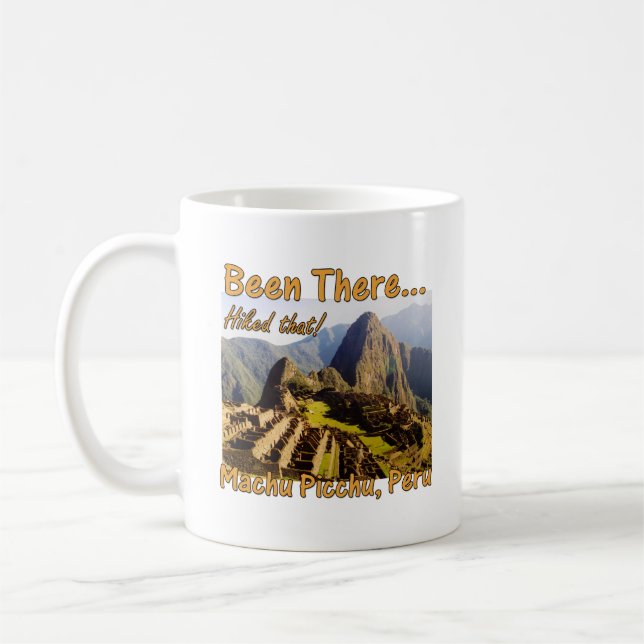 Auf dem Inka-Trail - Machu Picchu Kaffeetasse (Links)