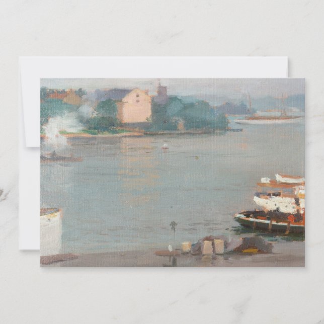 Auf dem Kai | William Blair Bruce (Vorderseite)