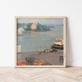 Auf dem Kai | William Blair Bruce Poster