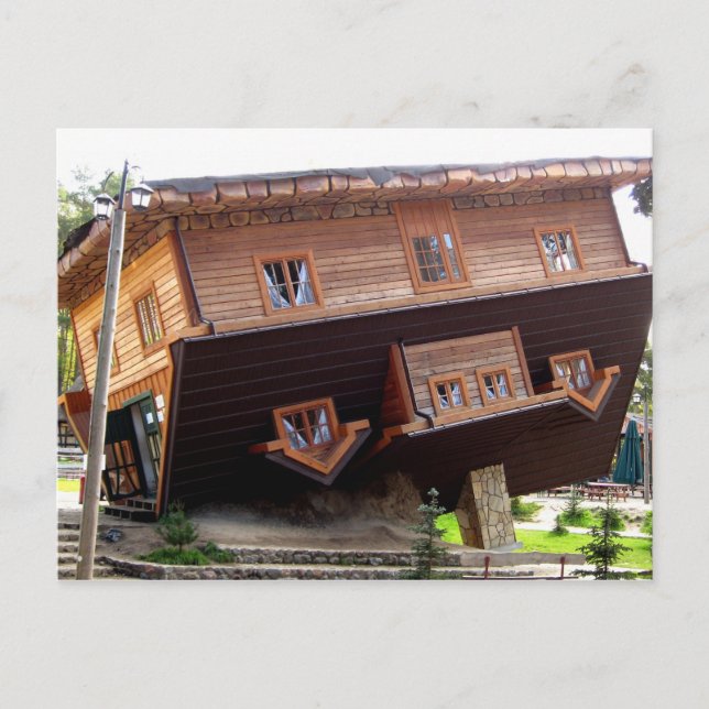 Auf dem Kopf Postkarte (Vorderseite)