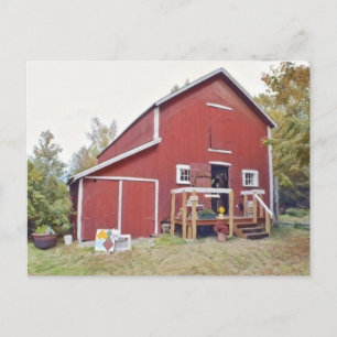Auf dem Leichtbauernhof Postkarte