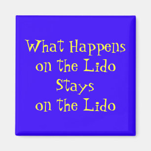 Auf dem Lido Magnet