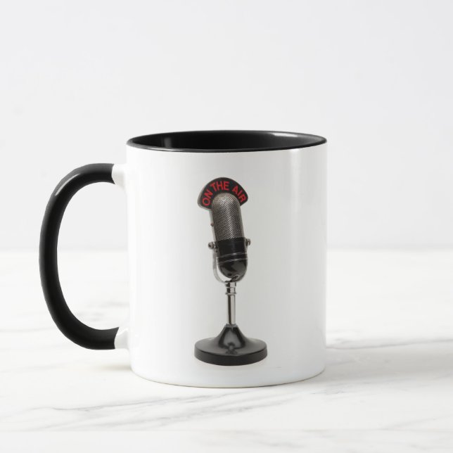 AUF dem LUFT Vintagen Mikrofon Tasse (Links)