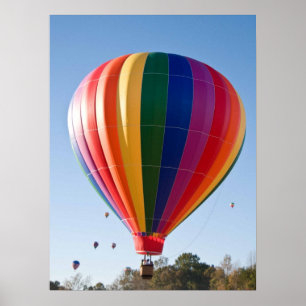 Auf dem Luftplakat Poster