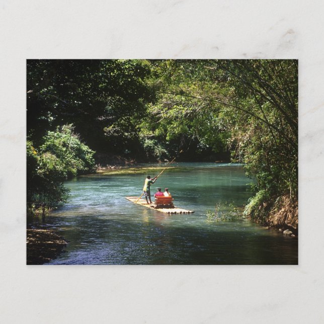 Auf dem Martha Brae River, Falmouth, Postkarte (Vorderseite)