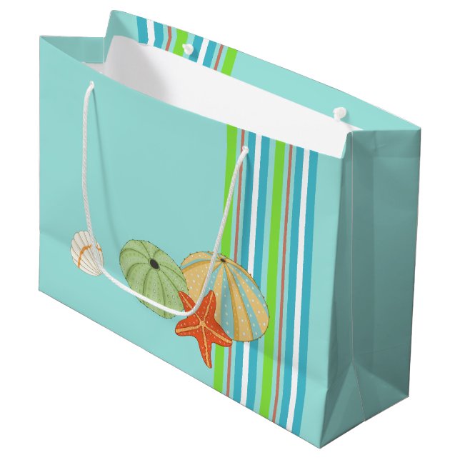 Auf dem Meeresschild Große Geschenktüte (Vorderseite Schrägansicht)
