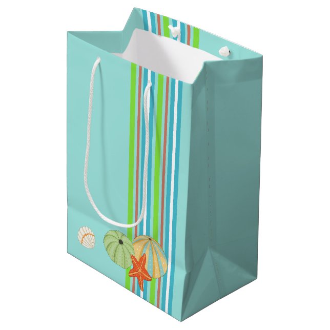 Auf dem Meeresschild Mittlere Geschenktüte (Vorderseite Schrägansicht)