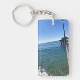 Auf dem Pier, Huntington Beach, Kalifornien Schlüsselanhänger