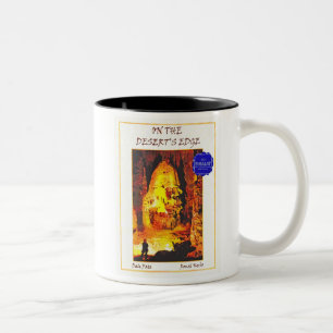 Auf dem Rand der Wüste - Caver in einem Zweifarbige Tasse