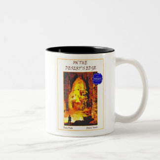 Auf dem Rand der Wüste - Caver in einem Zweifarbige Tasse