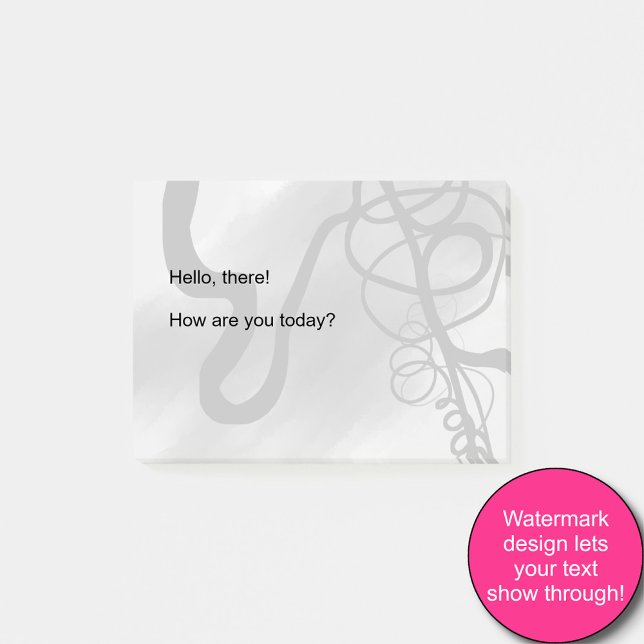 Auf dem Raster: Abstrakt grau, schwarz und weiß Post-it Klebezettel (Von Creator hochgeladen)