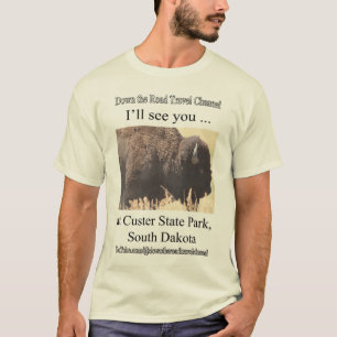 Auf dem Road Travel Channel, Custer Staat Park T-Shirt