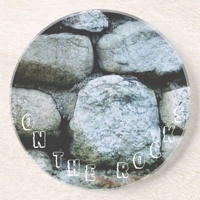 Auf dem Rocks-Getränk Untersetzer (Vorne)