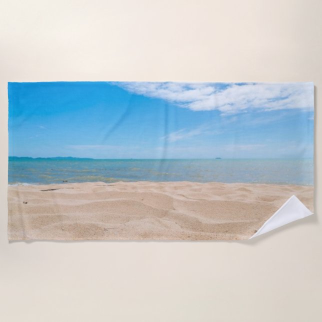 Auf dem Sand-Badetuch Strandtuch (Vorderseite)