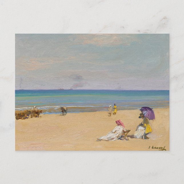 Auf dem Sand | Sir John Lavery Postkarte (Vorderseite)
