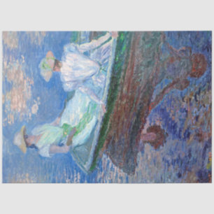 Auf dem Schiff, Monet Seidenpapier